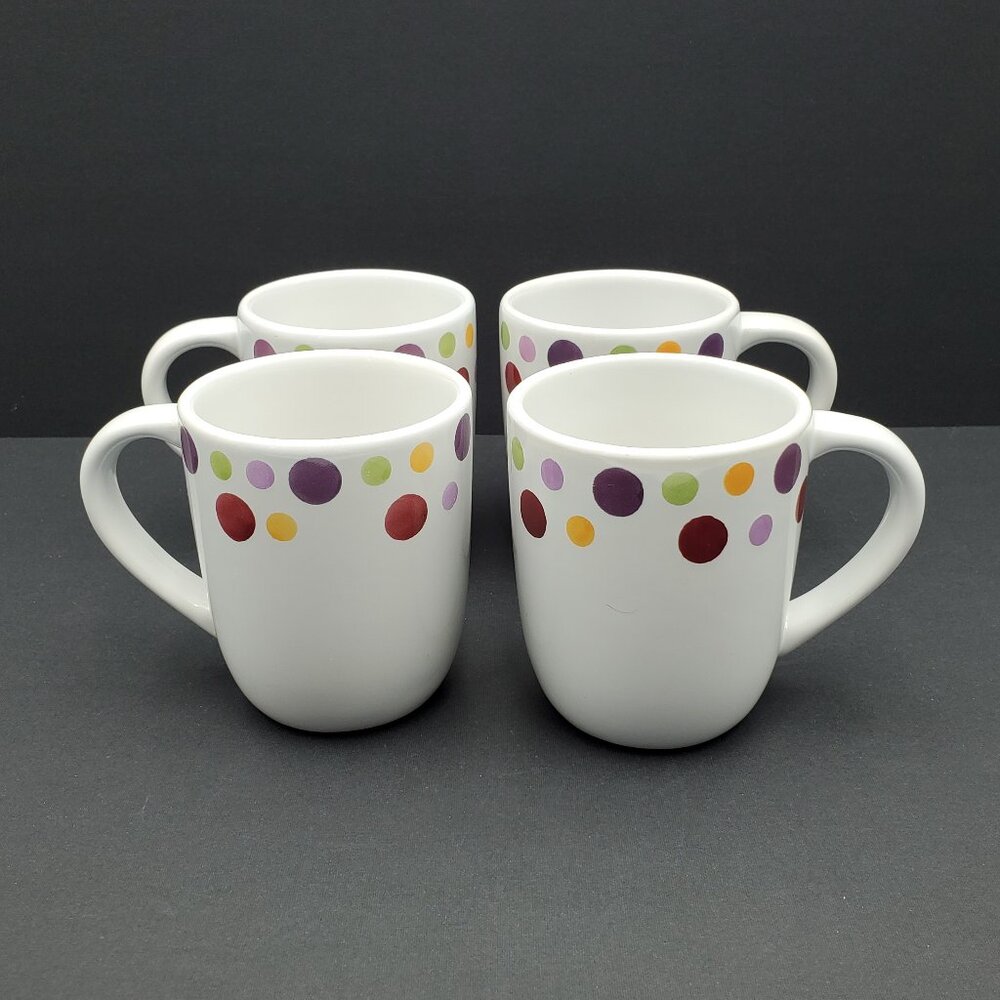 Pampered Chef Dots Mugs The Pampered Chef Simple Additions Polka Dot Mugs